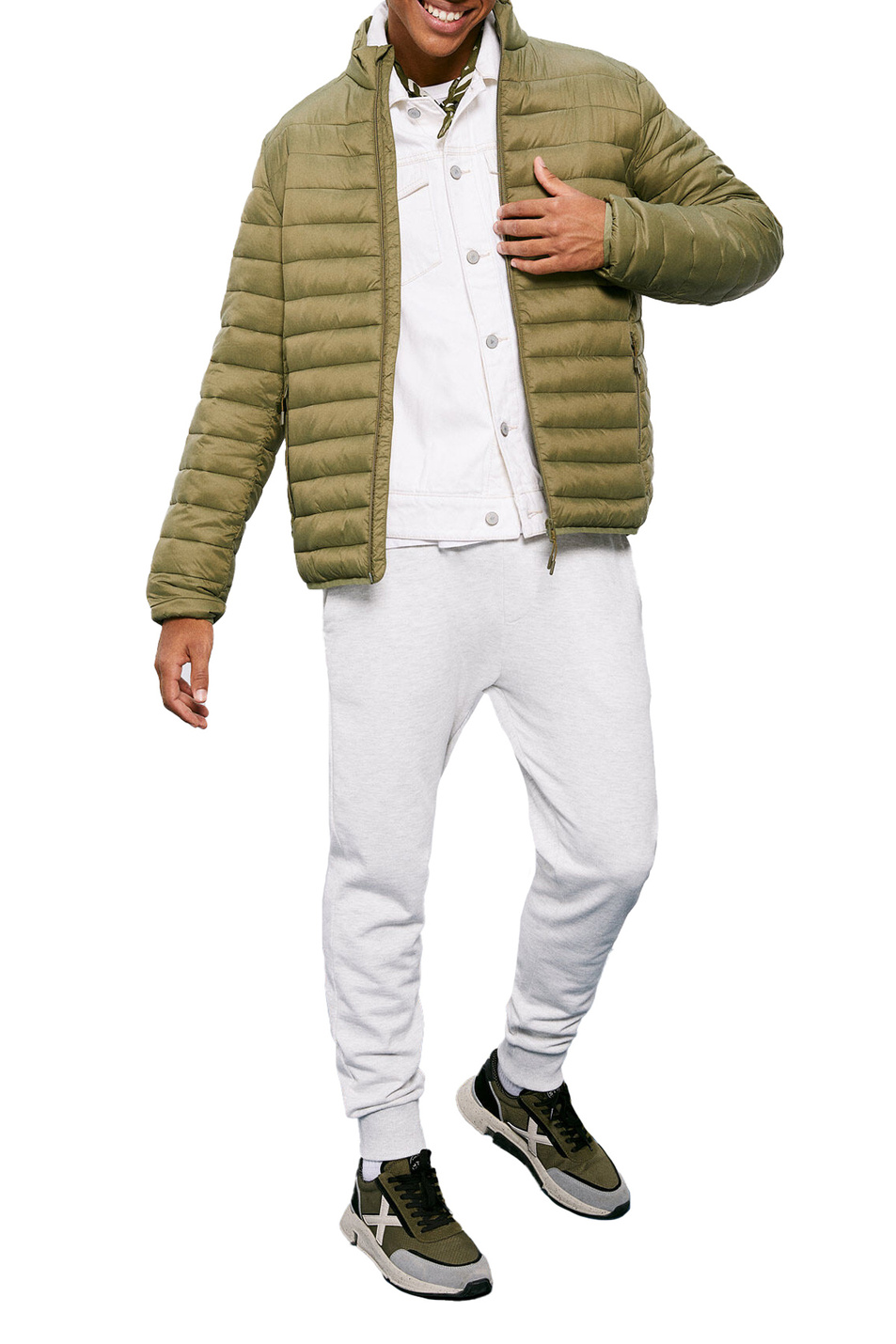 Мужской Springfield Стеганая куртка с воротником-стойкой (цвет ), артикул 0955523 | Фото 2