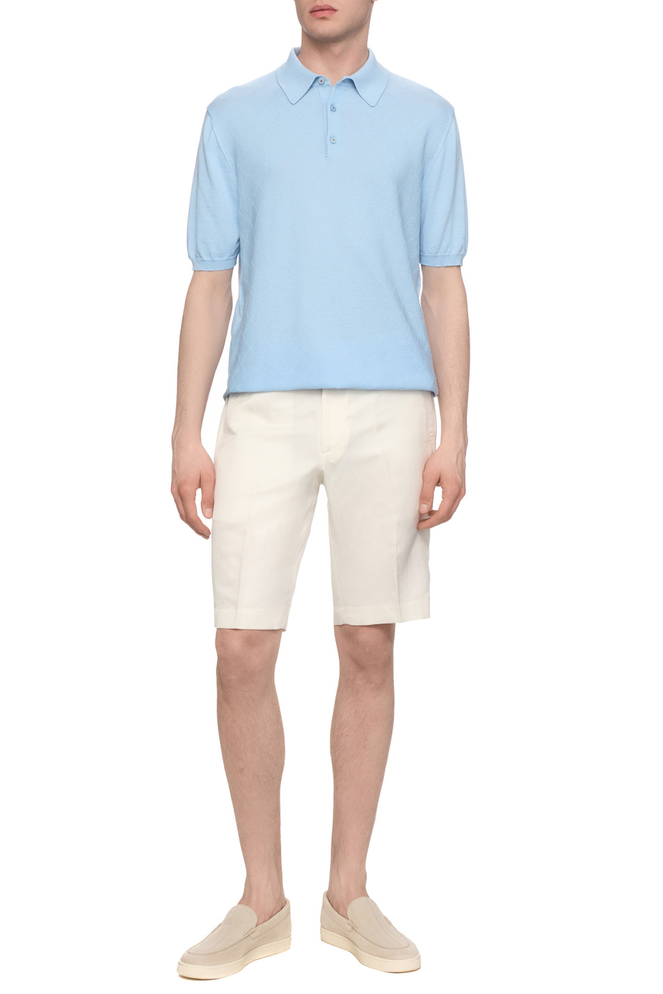 Мужской Kiton Поло из хлопка (цвет ), артикул UMK0706K286004 | Фото 3