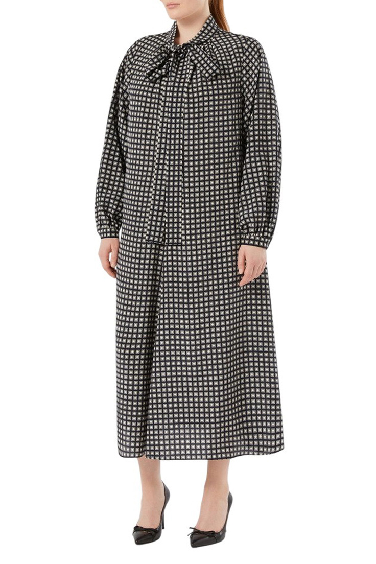 Женский Marina Rinaldi Платье ACERI из шелка (цвет ), артикул 2617221091 | Фото 3