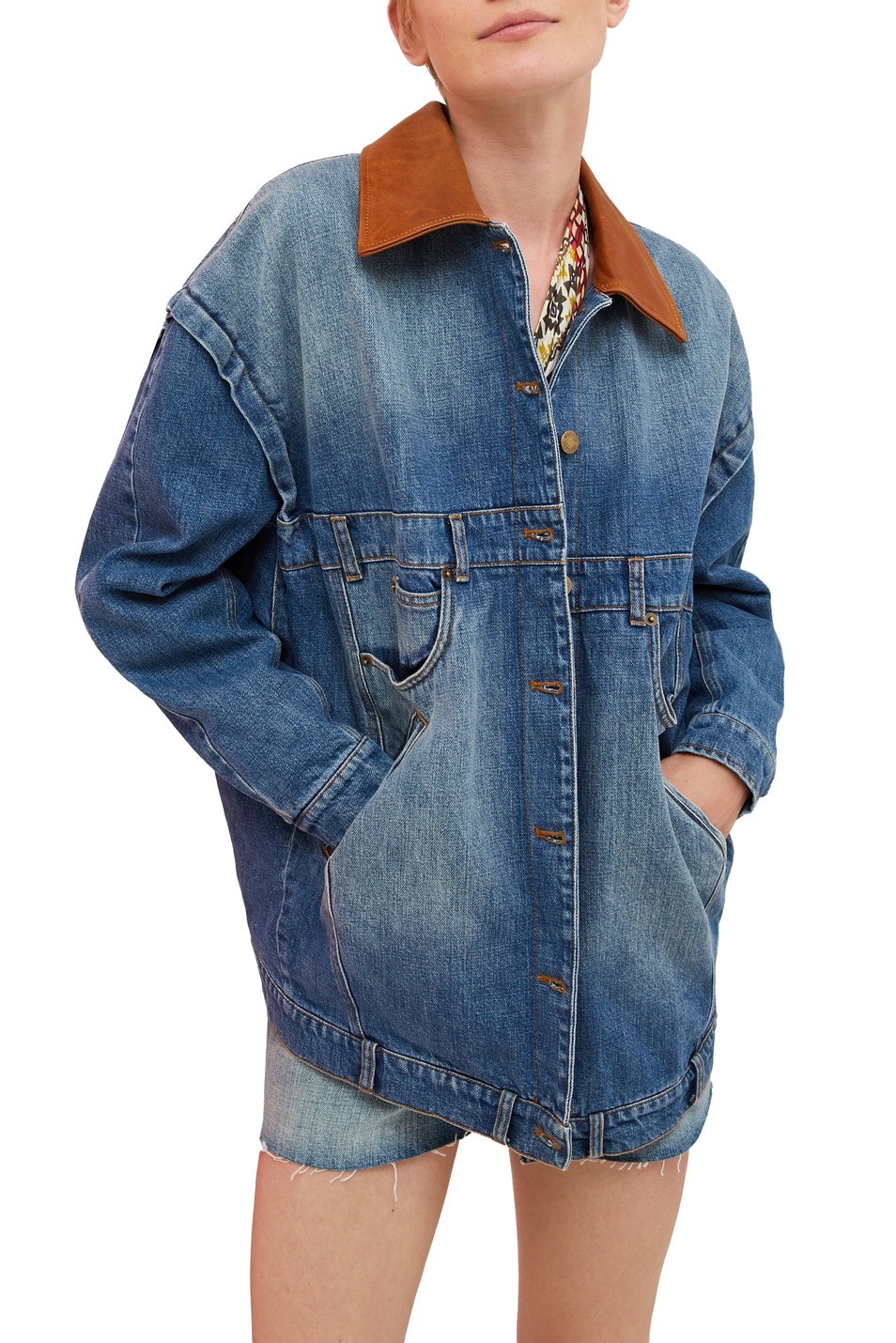 Женский MAX&Co. Куртка MERIDA джинсовая (цвет ), артикул 2418041012 | Фото 3