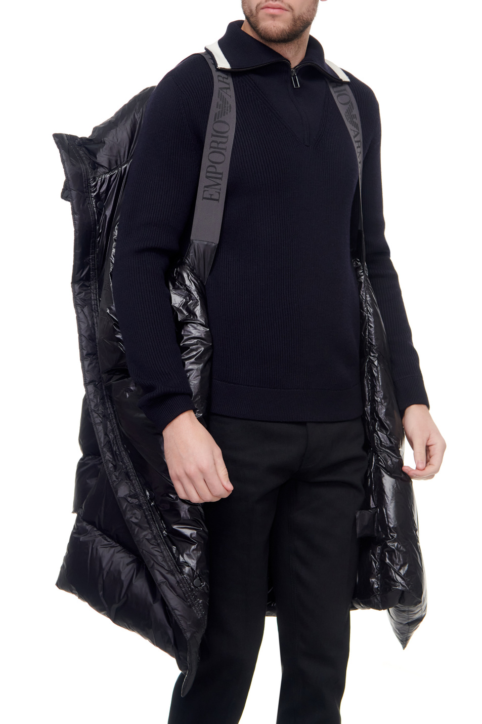 Мужской Emporio Armani Пальто с пуховым наполнителем (цвет ), артикул 6K1L78-1NYSZ | Фото 6