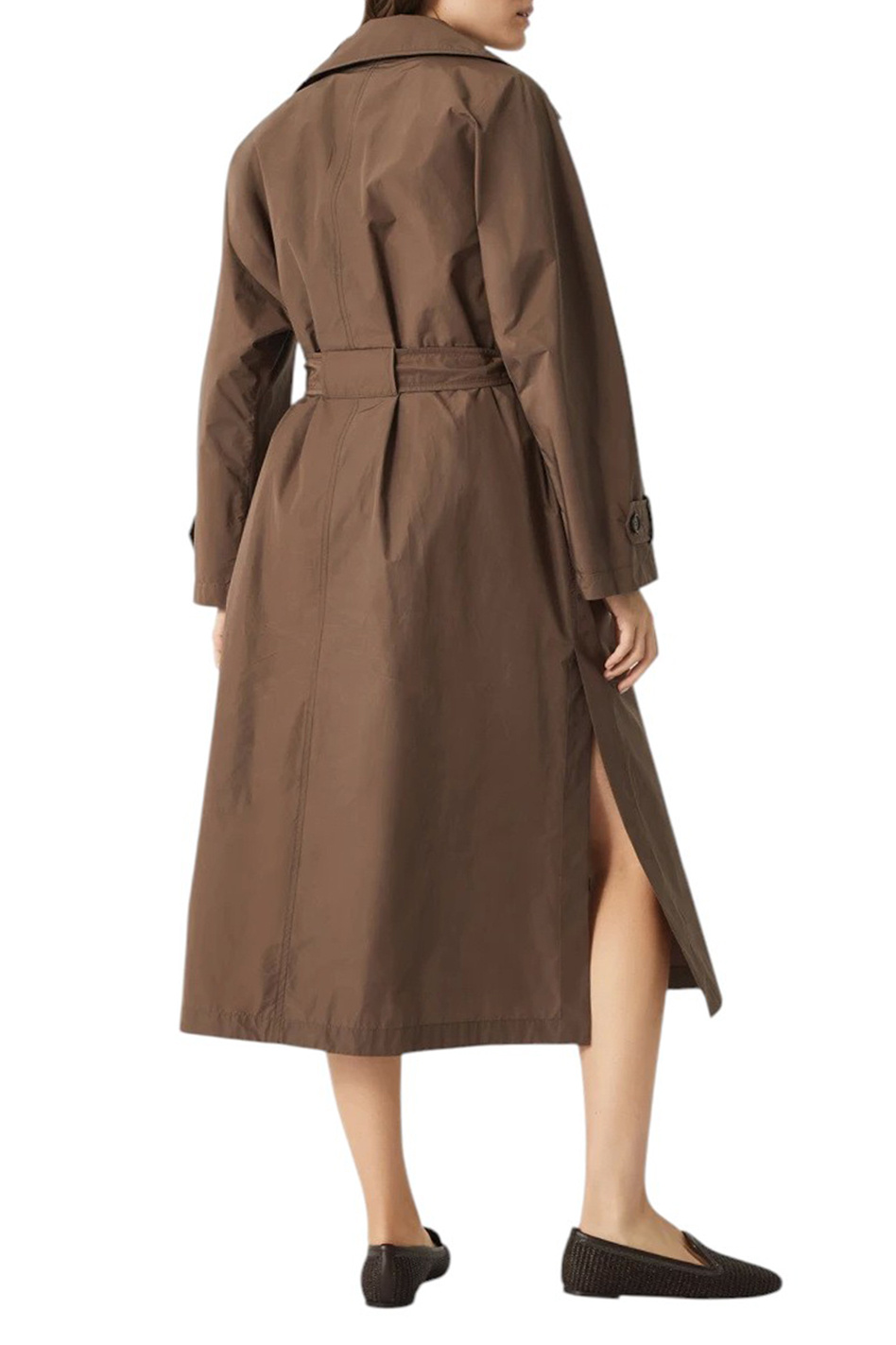 Женский Brunello Cucinelli Тренч однотонный (цвет ), артикул MG5019909 | Фото 5