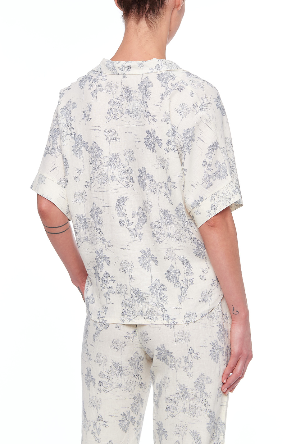 Etam Рубашка  ALLY из смесового льна с добавлением вискозы (цвет ), артикул 6526138 | Фото 4