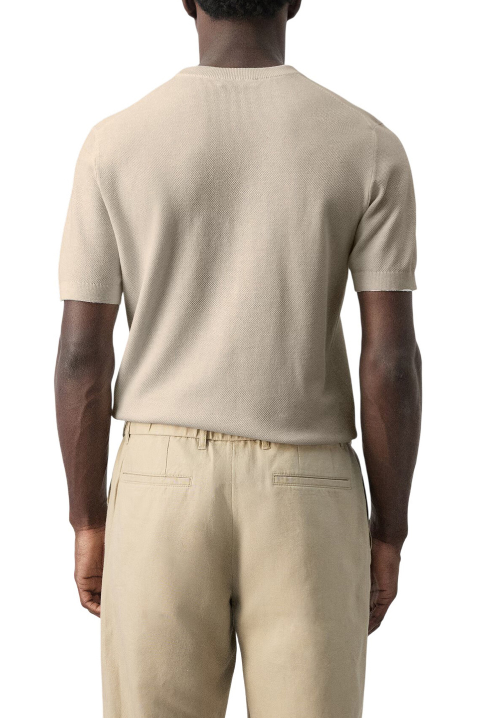 Мужской Mango Man Футболка ANDREW из смесового хлопка (цвет ), артикул 27095938 | Фото 4