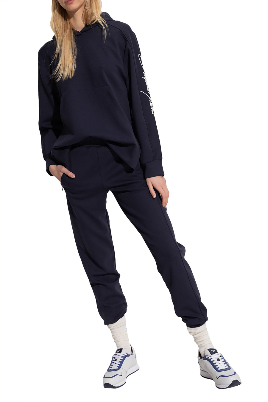 Женский Emporio Armani Брюки с вышитым логотипом (цвет ), артикул 3R2P7A-2JVKZ | Фото 2