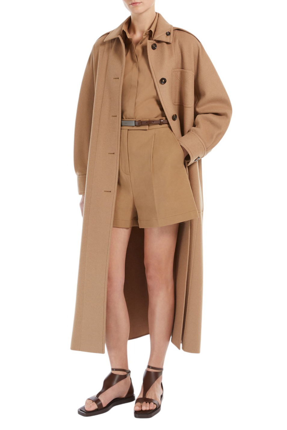 Женский Max Mara Рубашка ALA из эластичного хлопка (цвет ), артикул 2511111223 | Фото 2