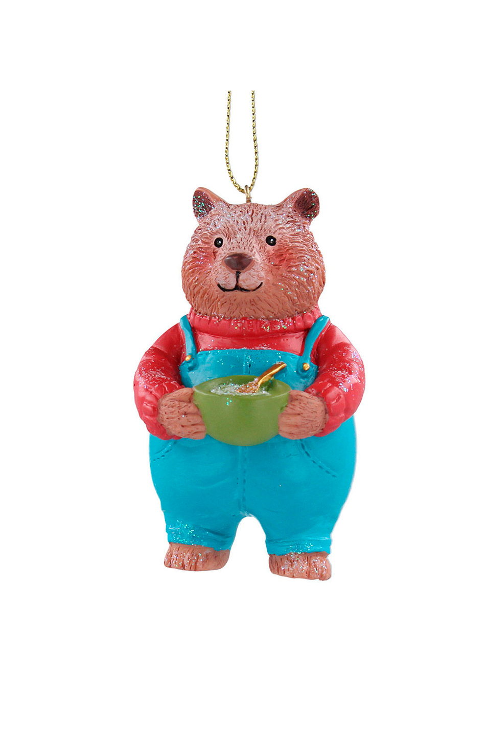 Не имеет пола Gisela Graham Елочная игрушка "Медвежонок" 9 см (цвет ), артикул 13583 | Фото 1
