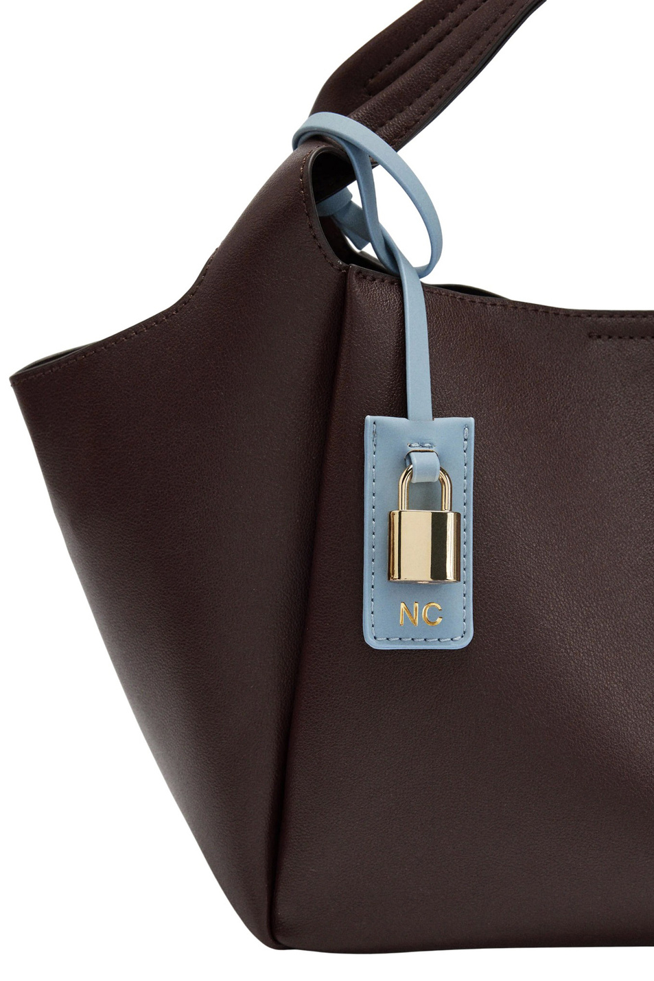 Женский Parfois Сумка-шопер с подвеской (цвет ), артикул 241281 | Фото 4