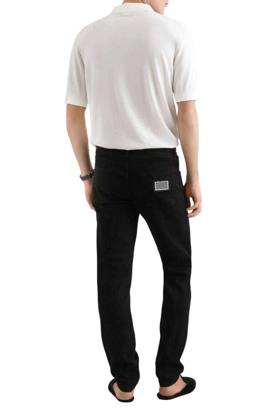 Мужской Dolce & Gabbana Джинсы из эластичного хлопка (цвет ), артикул GY07CD-G8OM5 | Фото 4