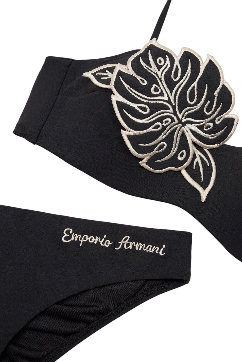 Женский Emporio Armani Купальник раздельный с вышивкой (цвет ), артикул EW000626-AF12200 | Фото 4