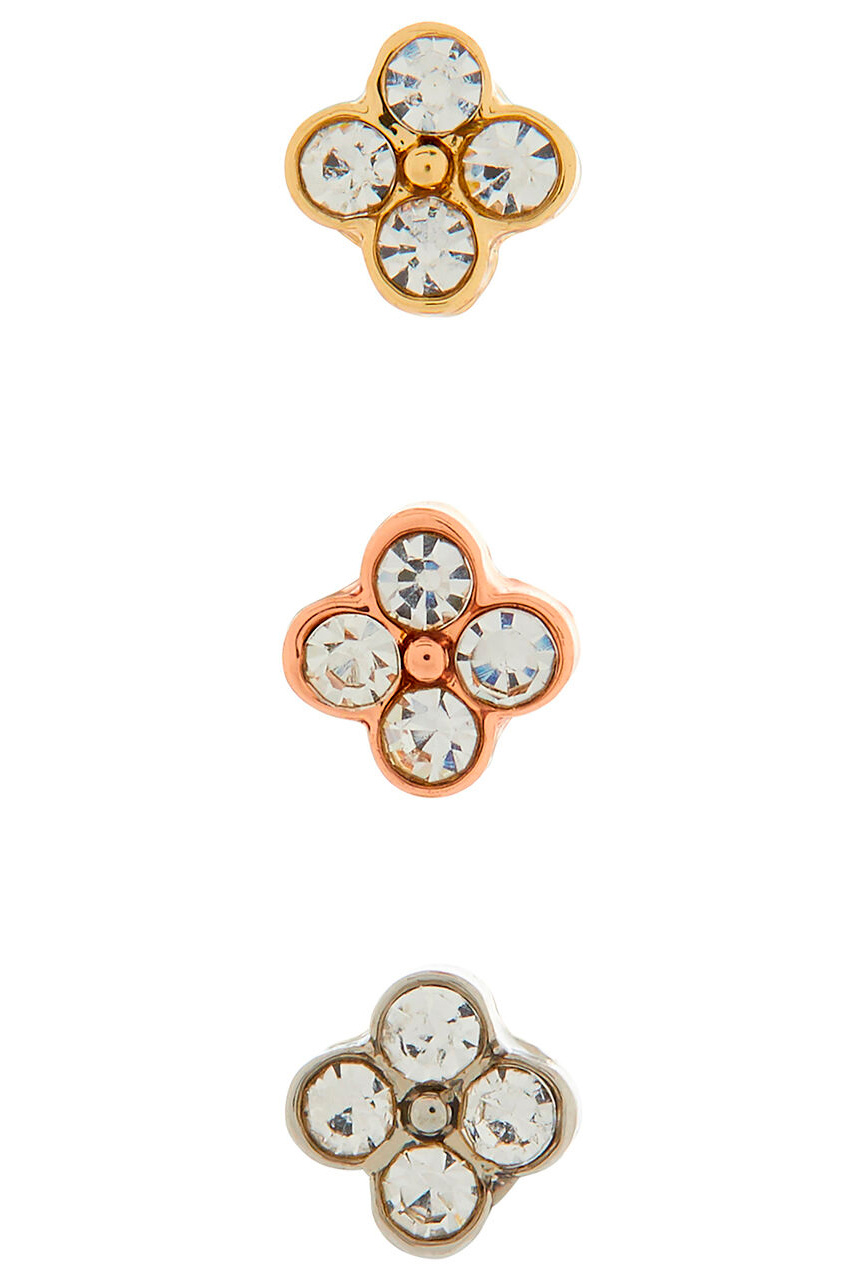 Женский Accessorize Набор серег для пирсинга с кристаллами (цвет ), артикул 884859 | Фото 1