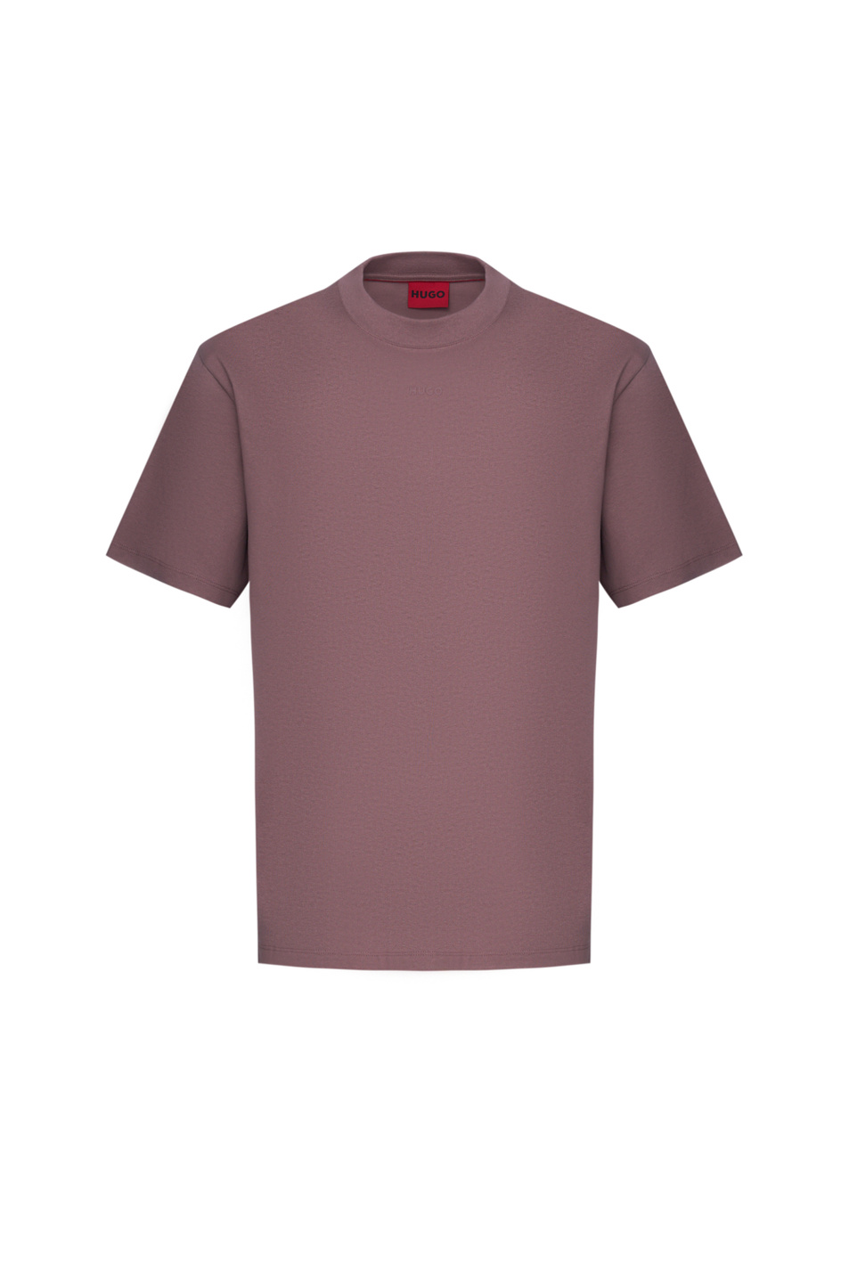 Футболка из натурального хлопка с логотипом|Основной цвет:Бордовый Мужской HUGO Футболка из натурального хлопка с логотипом (цвет ), артикул 50488330 | Фото 1