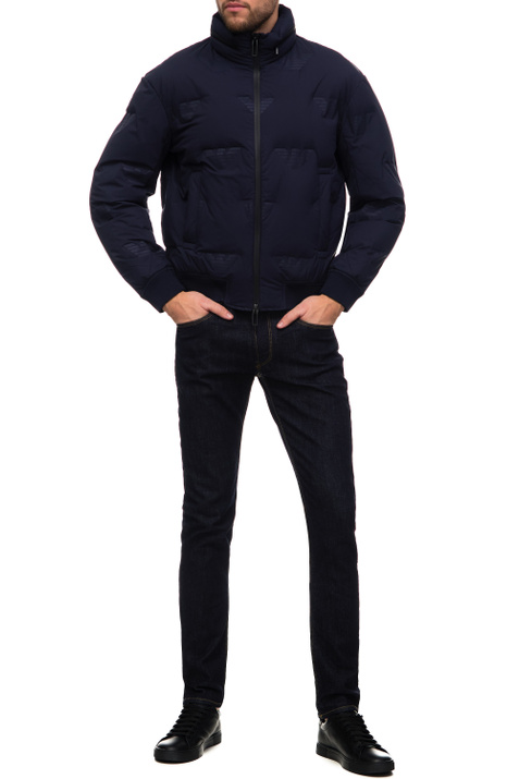 Emporio Armani Куртка на молнии с тисненым логотипом ( цвет), артикул 6L1BP4-1NNDZ | Фото 2
