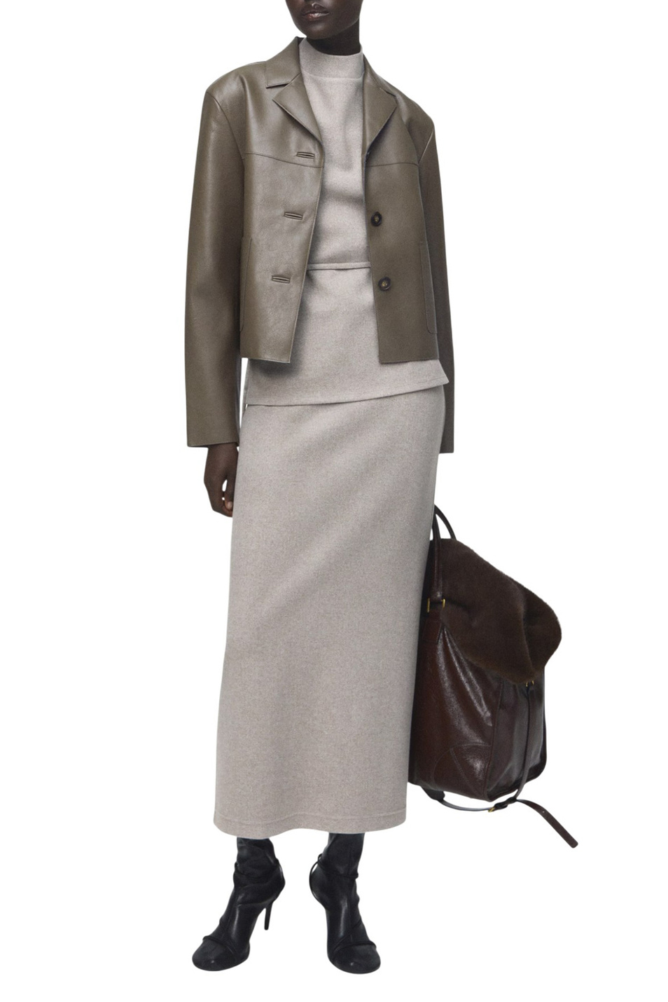 Топ ANCONA с поясом|Основной цвет:Серый Женский Mango Топ ANCONA с поясом (цвет ), артикул 17937803 | Фото 2