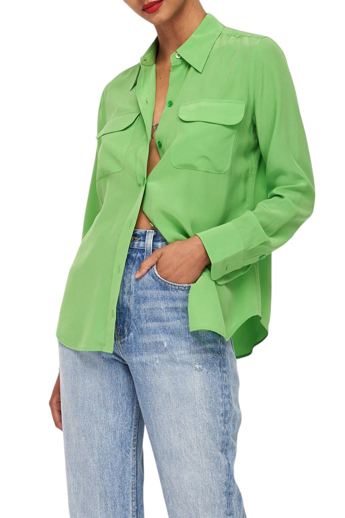 Женский Equipment Блузка из натурального шелка (цвет ), артикул Q23E231 | Фото 1