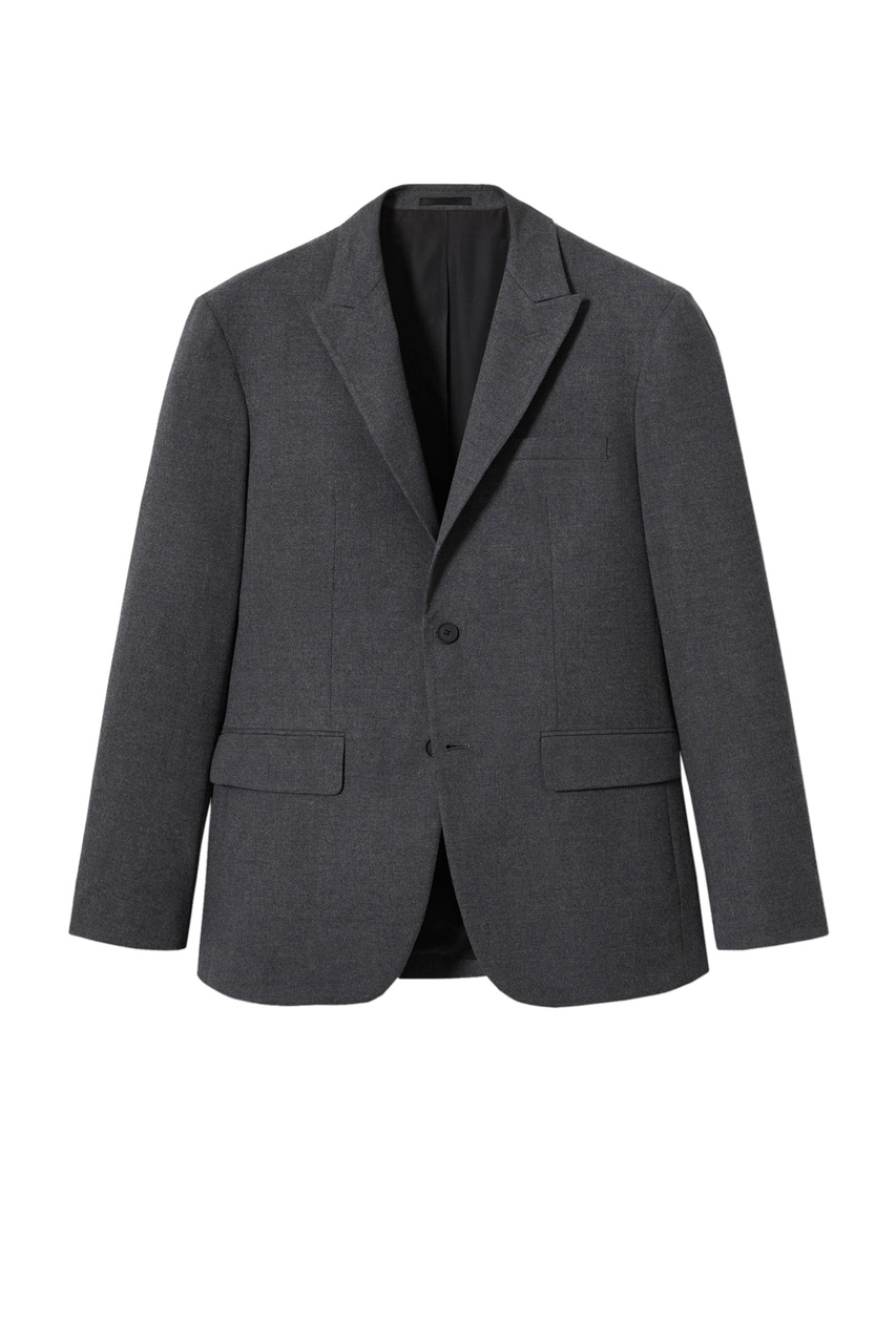 Пиджак PARIS облегающего кроя|Основной цвет:Серый|Артикул:37007106 | Фото 1