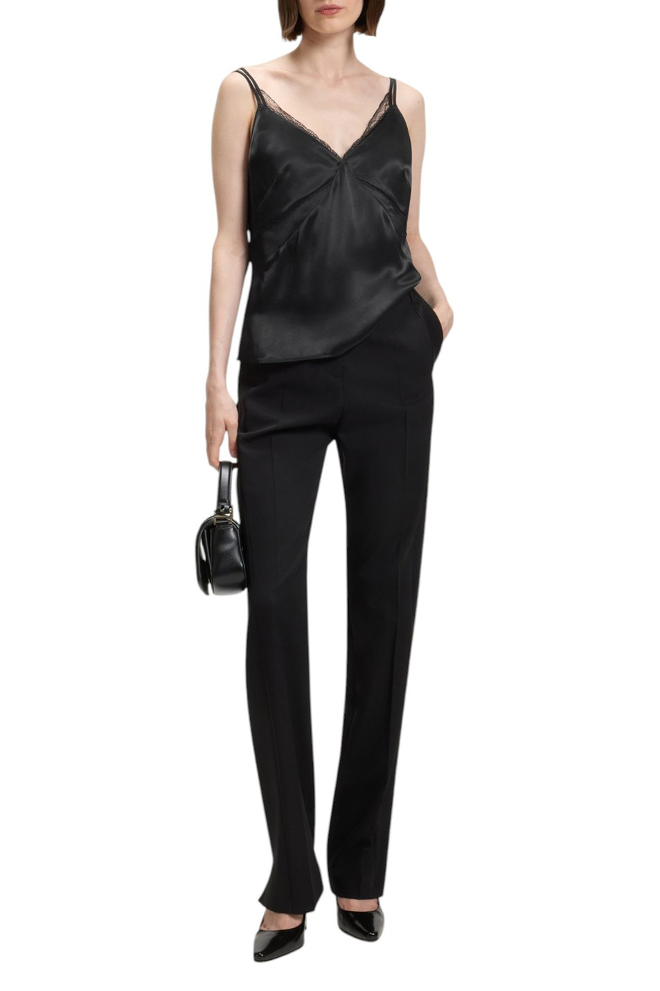 Женский BOSS Топ Beya с кружевом (цвет ), артикул 50546597 | Фото 2