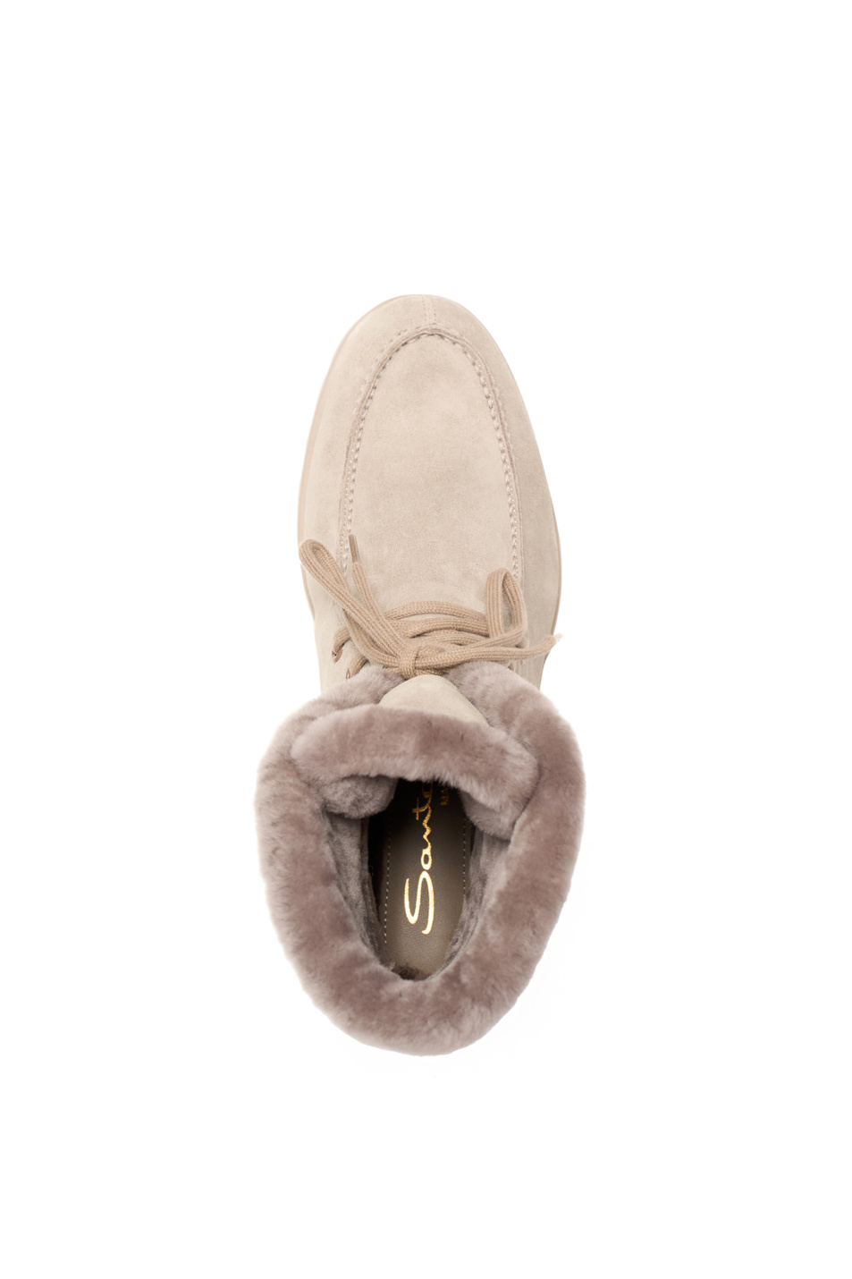 Женский Santoni Ботинки из натуральной замши (цвет ), артикул WTDR71048TGRAPFRM45 | Фото 4