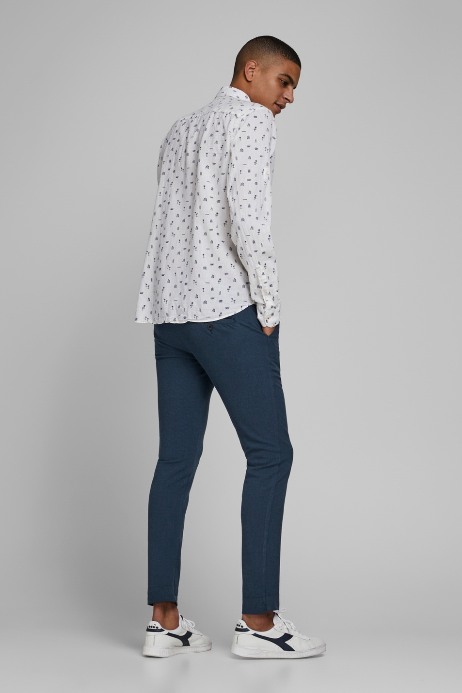 Мужской Jack & Jones Мужские брюки чинос Marco (цвет ), артикул 12169506 | Фото 5