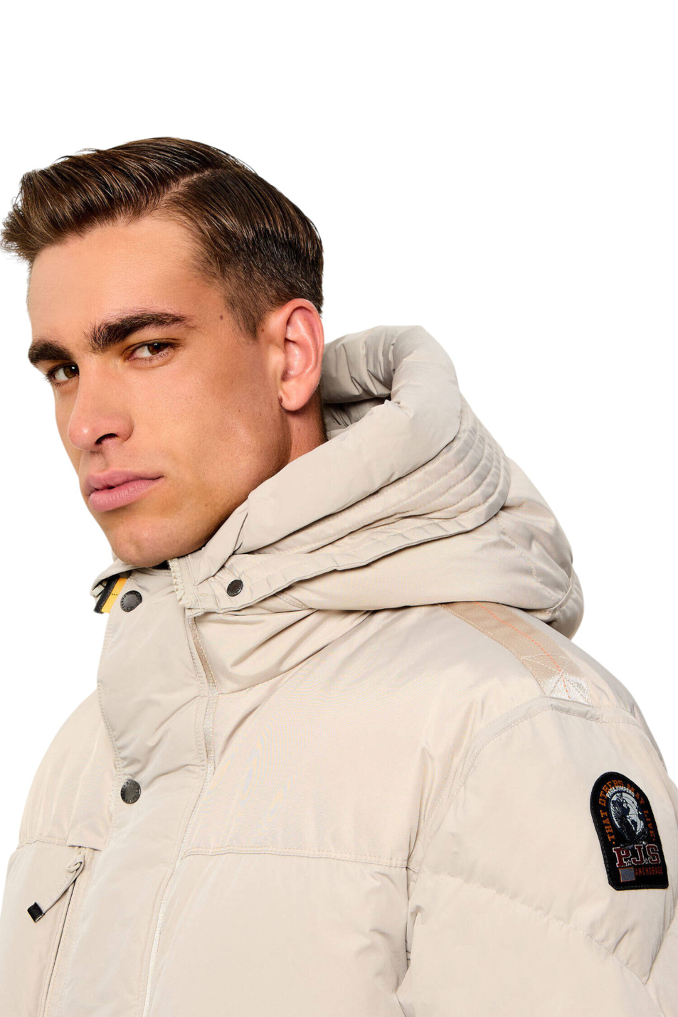 Пальто LONG BEAR 2.0 стеганое|Основной цвет:Кремовый Мужской Parajumpers Пальто LONG BEAR 2.0 стеганое (цвет ), артикул PMPUHF04 | Фото 7