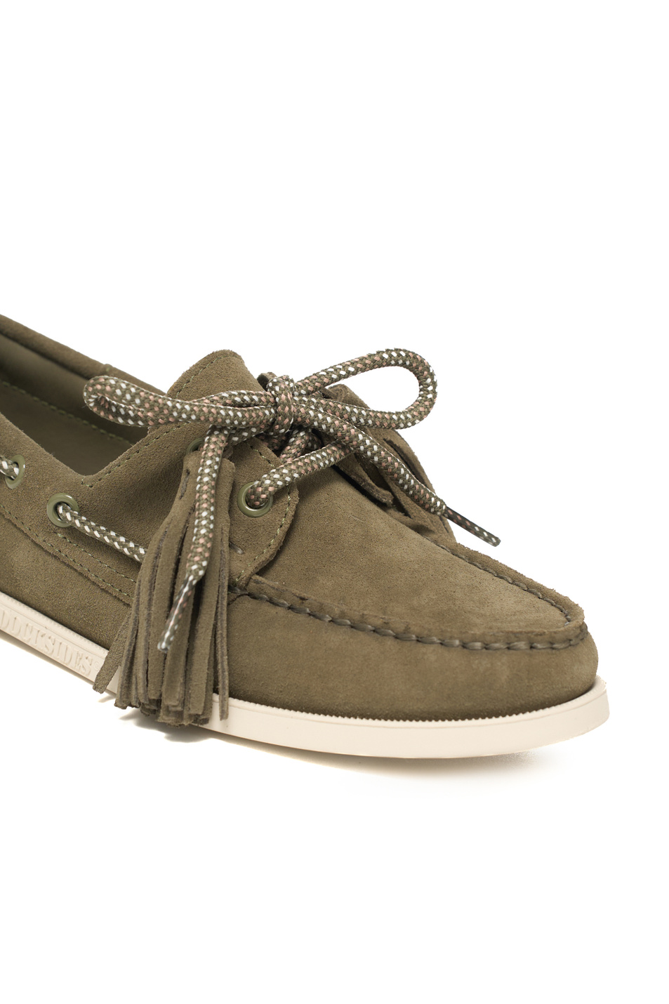 Женский Weekend Max Mara Мокасины DOCKSIDE из натуральной замши (цвет ), артикул 2615521014 | Фото 5