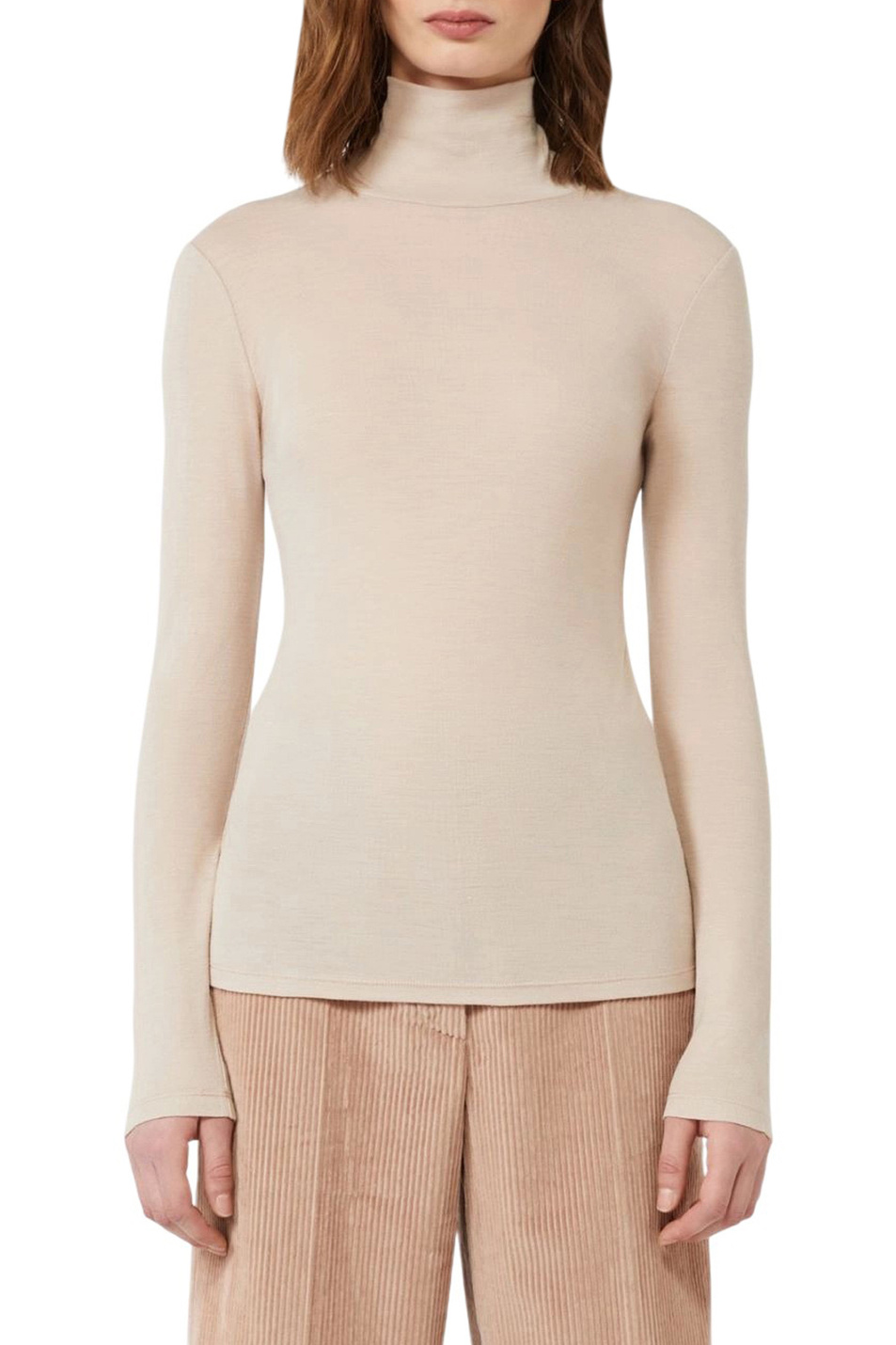 Женский Weekend Max Mara Водолазка TESEO из шерсти и шелка (цвет ), артикул 2525946052 | Фото 3