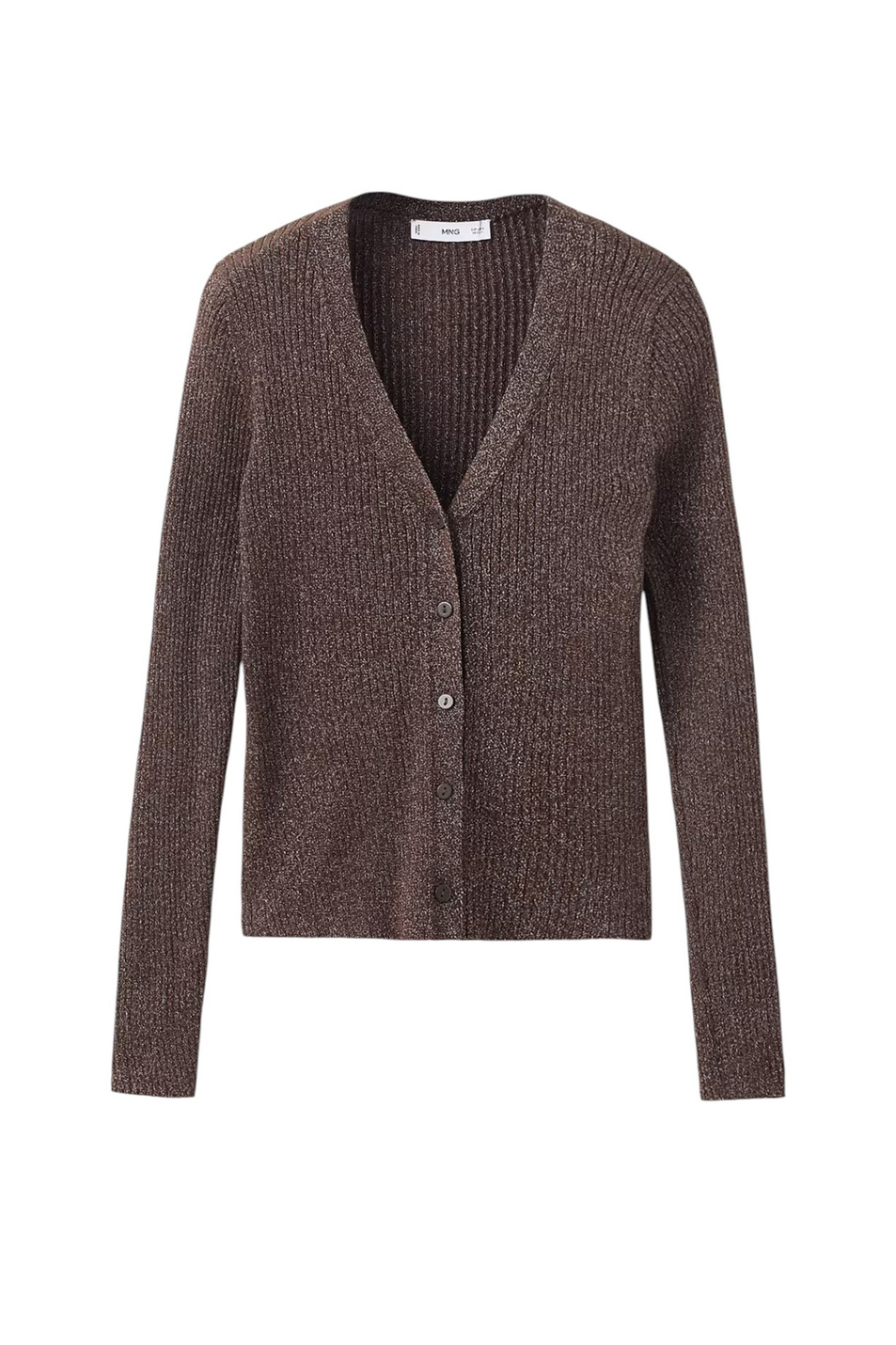 Женский Mango Кардиган VANA в рубчик (цвет ), артикул 17055813 | Фото 1