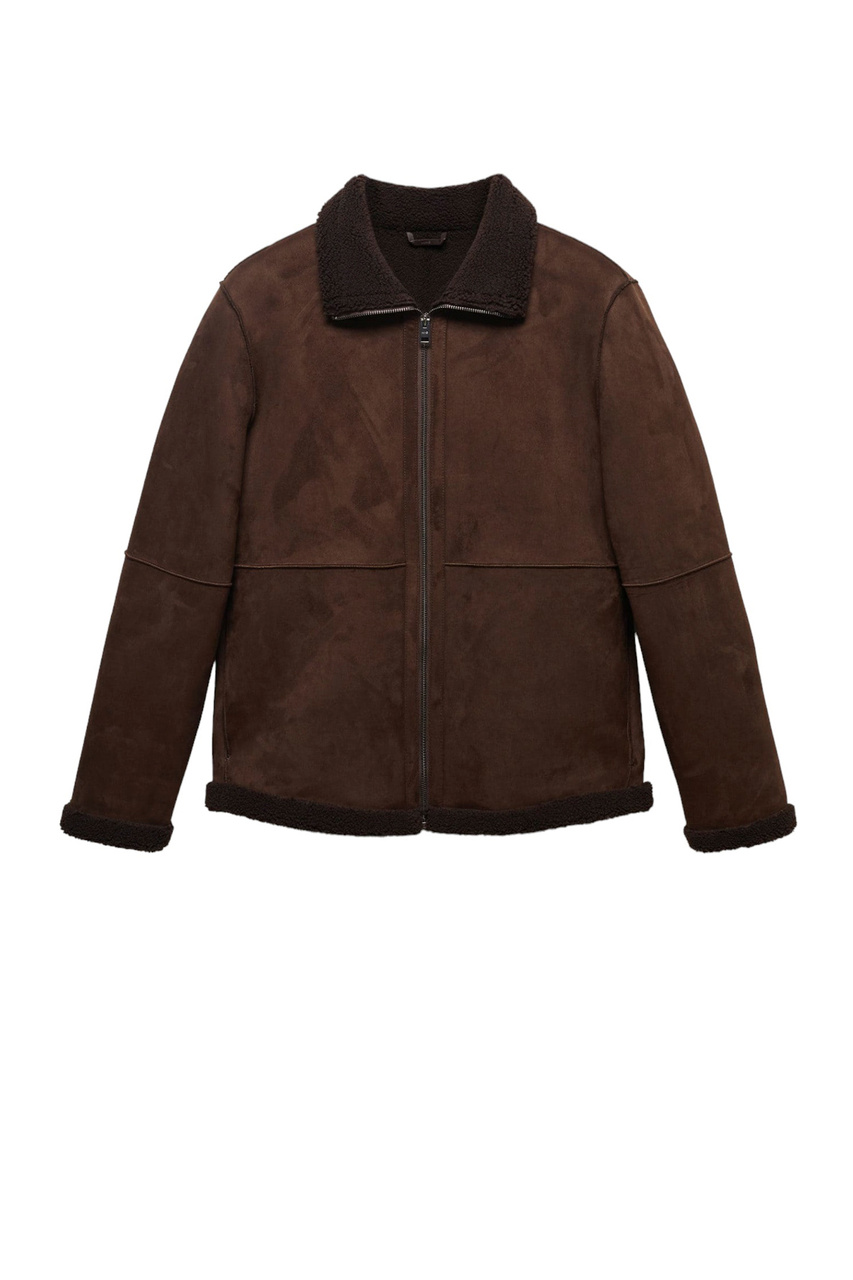 Куртка однотонная MAX|Основной цвет:Коричневый|Артикул:67050618 | Фото 1
