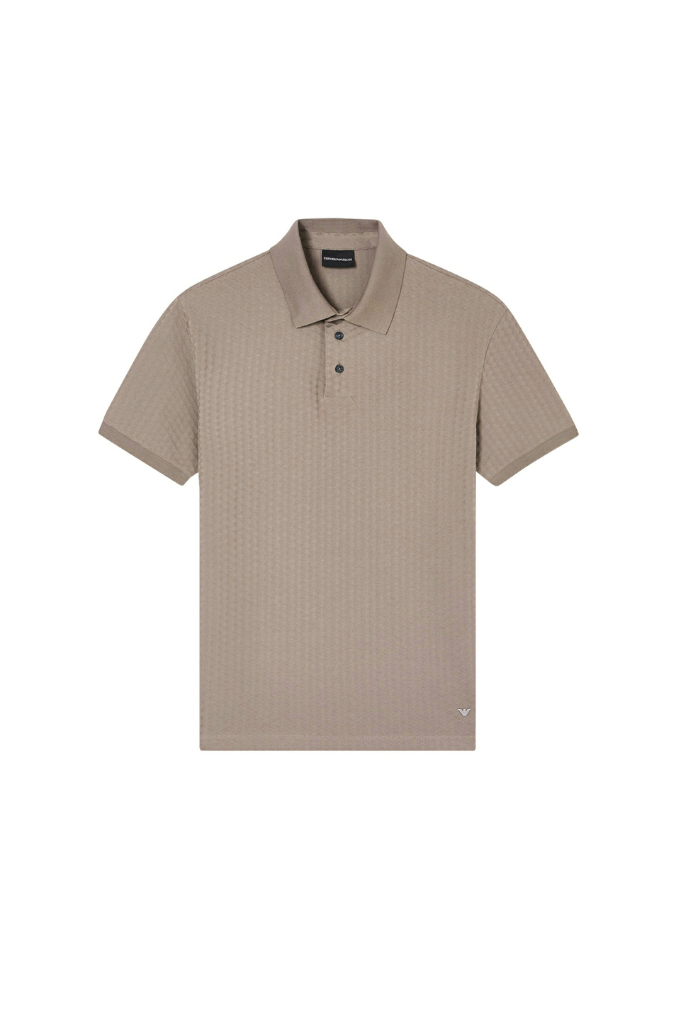 Поло из хлопка|Основной цвет:Бежевый Мужской Emporio Armani Поло из хлопка (цвет ), артикул EM001295-AF10762 | Фото 1