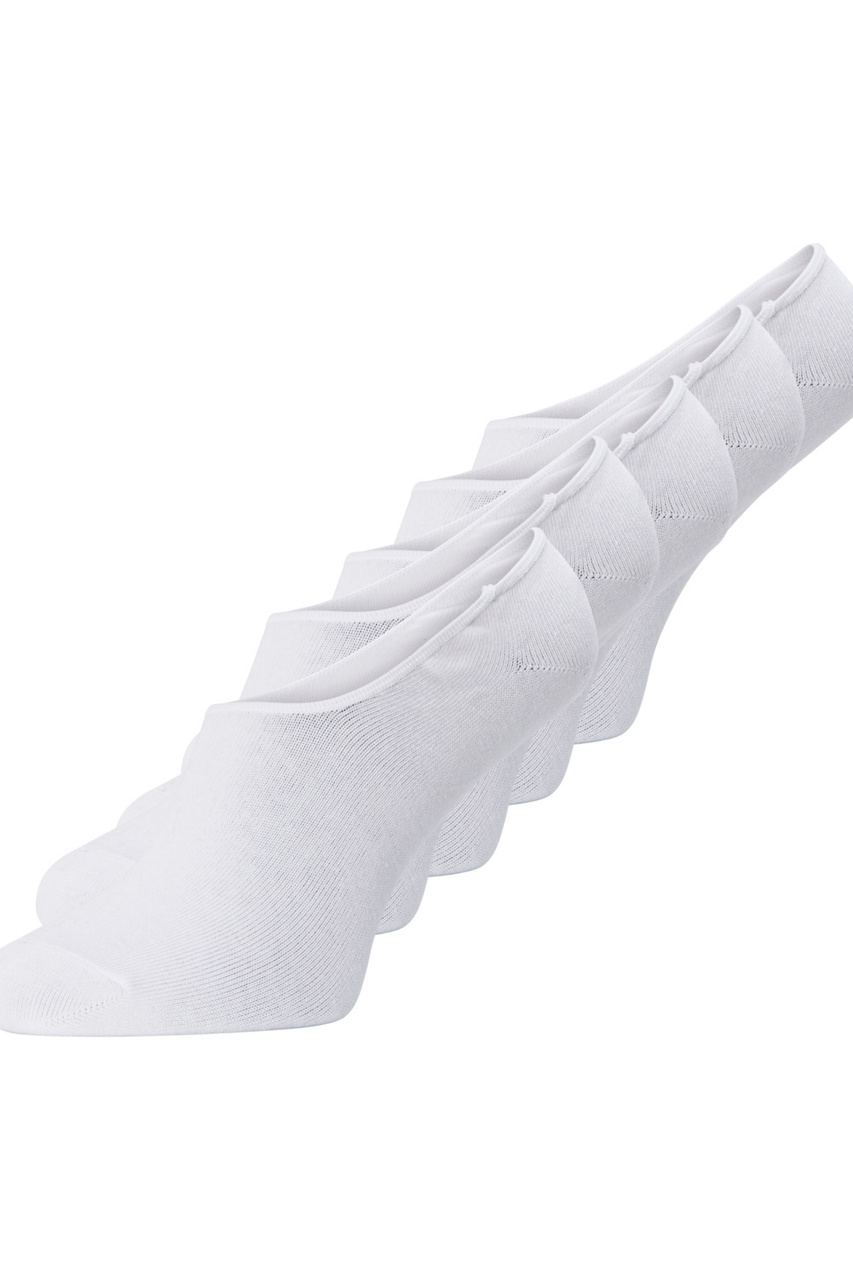 Носки JACBASIC MULTI в комплекте из 5 пар|Основной цвет:Белый|Артикул:12124610 | Фото 1