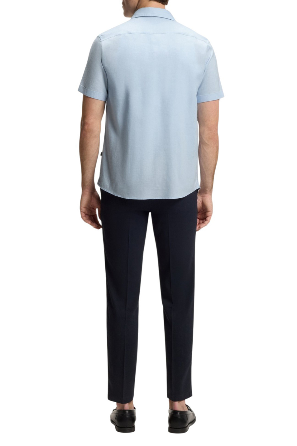 Мужской BOSS Рубашка ROAN из смесового льна (цвет ), артикул 50560743 | Фото 4