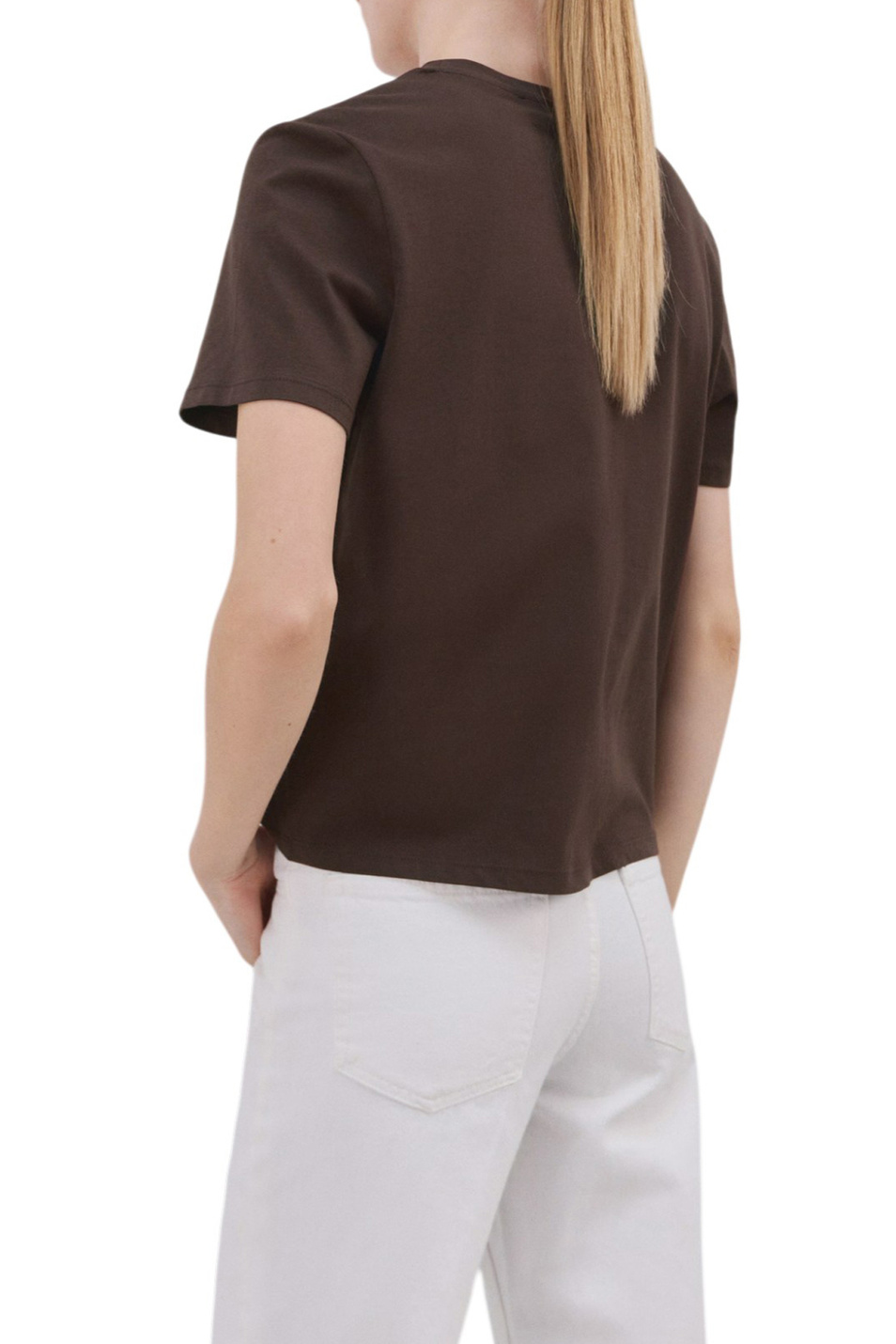 Женский Mango Футболка DAISY с вышивкой (цвет ), артикул 27035827 | Фото 4