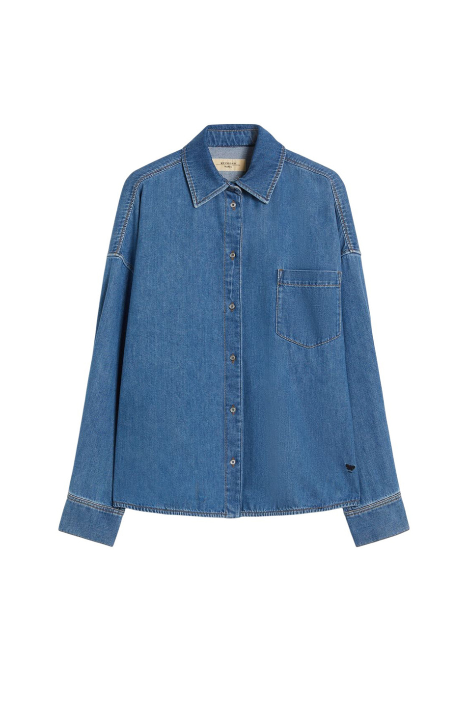 Женский Weekend Max Mara Рубашка FOGGIA джинсовая (цвет ), артикул 2615111011 | Фото 1