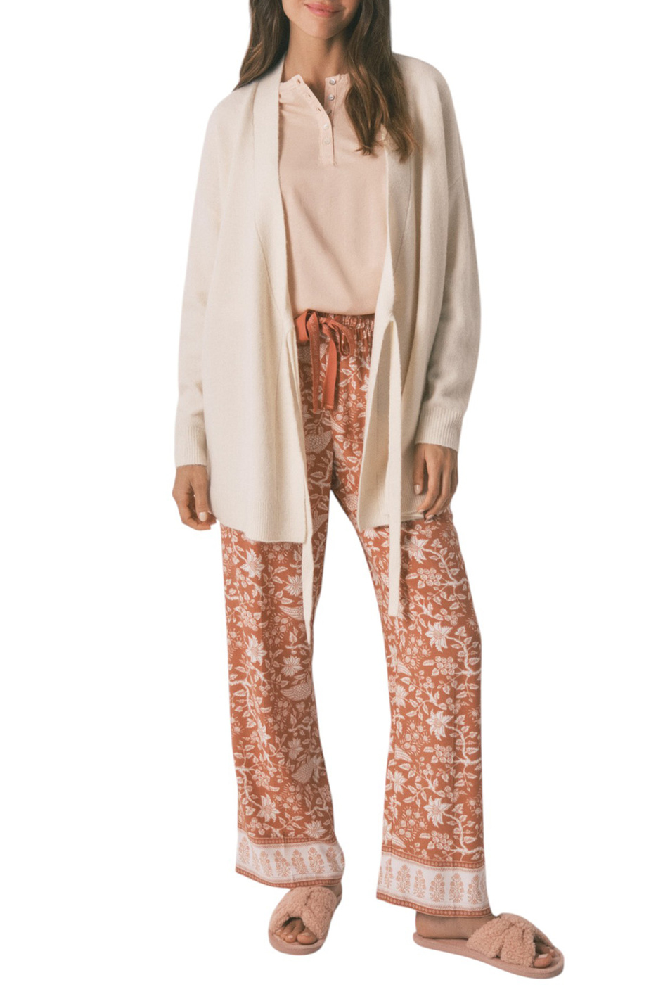 Кардиган однотонный|Основной цвет:Кремовый Женский Women'secret Кардиган однотонный (цвет ), артикул 3142299 | Фото 2