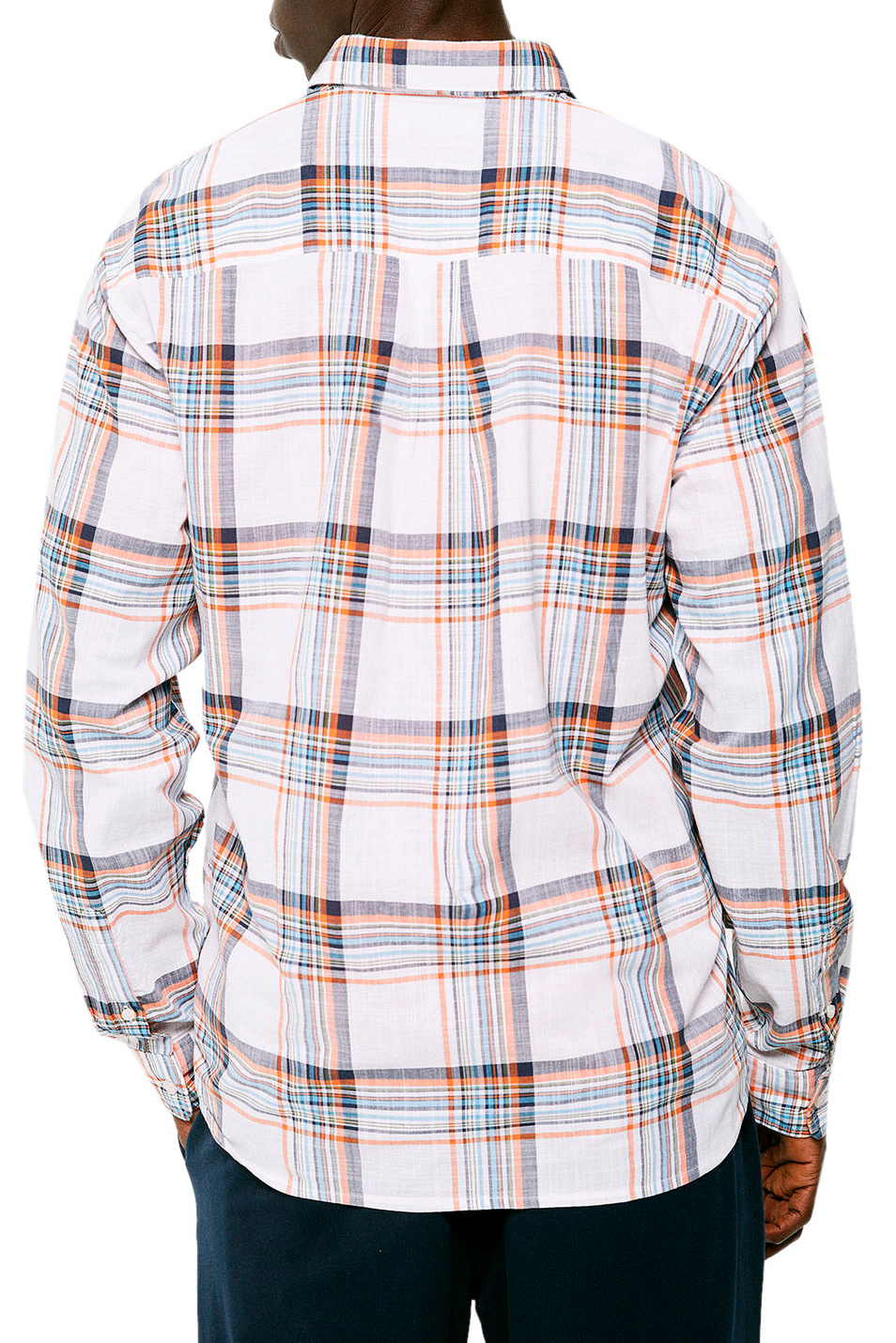 Мужской Springfield Рубашка из натурального хлопка в клетку (цвет ), артикул 0335181 | Фото 3