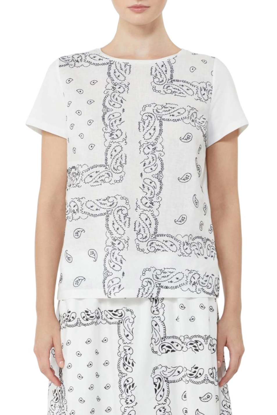 Женский Weekend Max Mara Футболка GENIO с принтом (цвет ), артикул 2615941072 | Фото 3