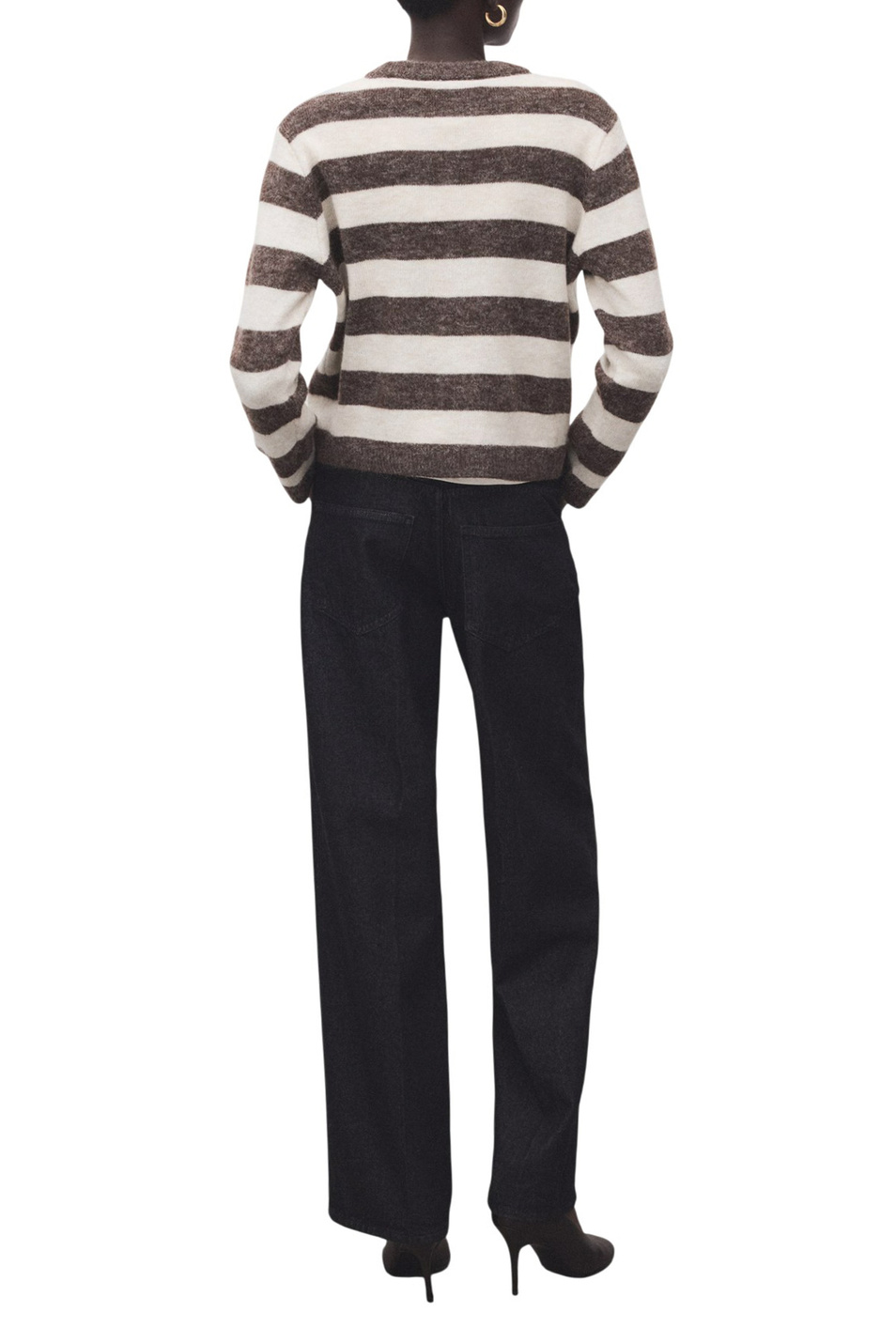 Женский Mango Свитер ARBOL в полоску (цвет ), артикул 27011310 | Фото 4