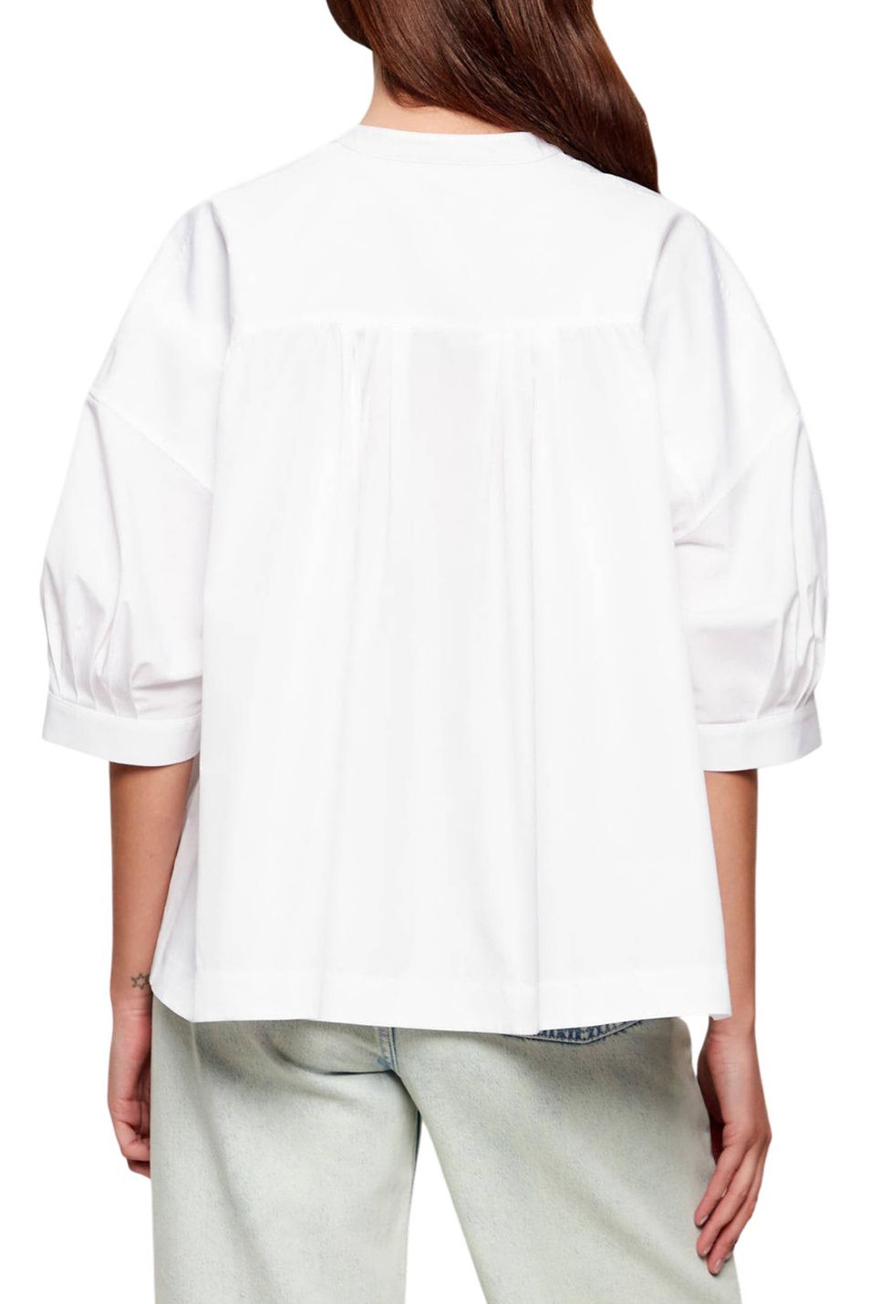 Женский BOSS Блузка Bollana из натурального хлопка (цвет ), артикул 50560713 | Фото 5