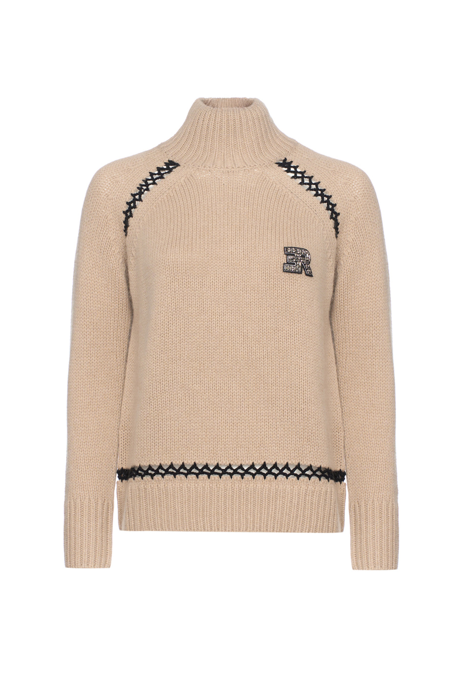 Женский Ermanno Firenze Свитер из шерсти и кашемира (цвет ), артикул D47EM030E54 | Фото 1