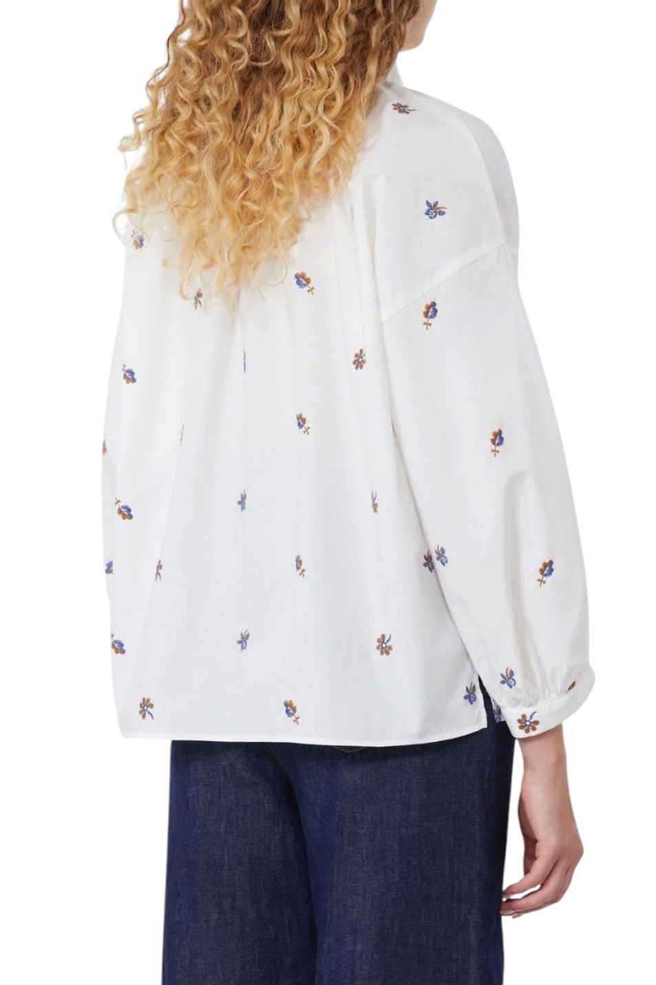 Женский Weekend Max Mara Рубашка BUTTERFLY из хлопка (цвет ), артикул 2615111042 | Фото 4