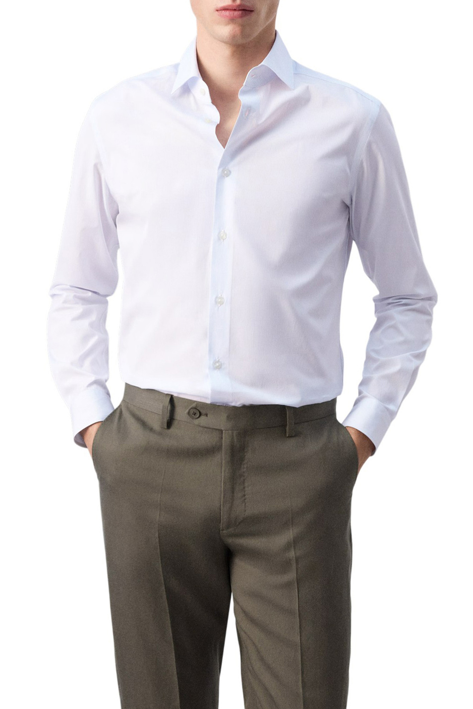 Мужской Mango Man Рубашка VECCHIA из хлопка (цвет ), артикул 27085935 | Фото 3