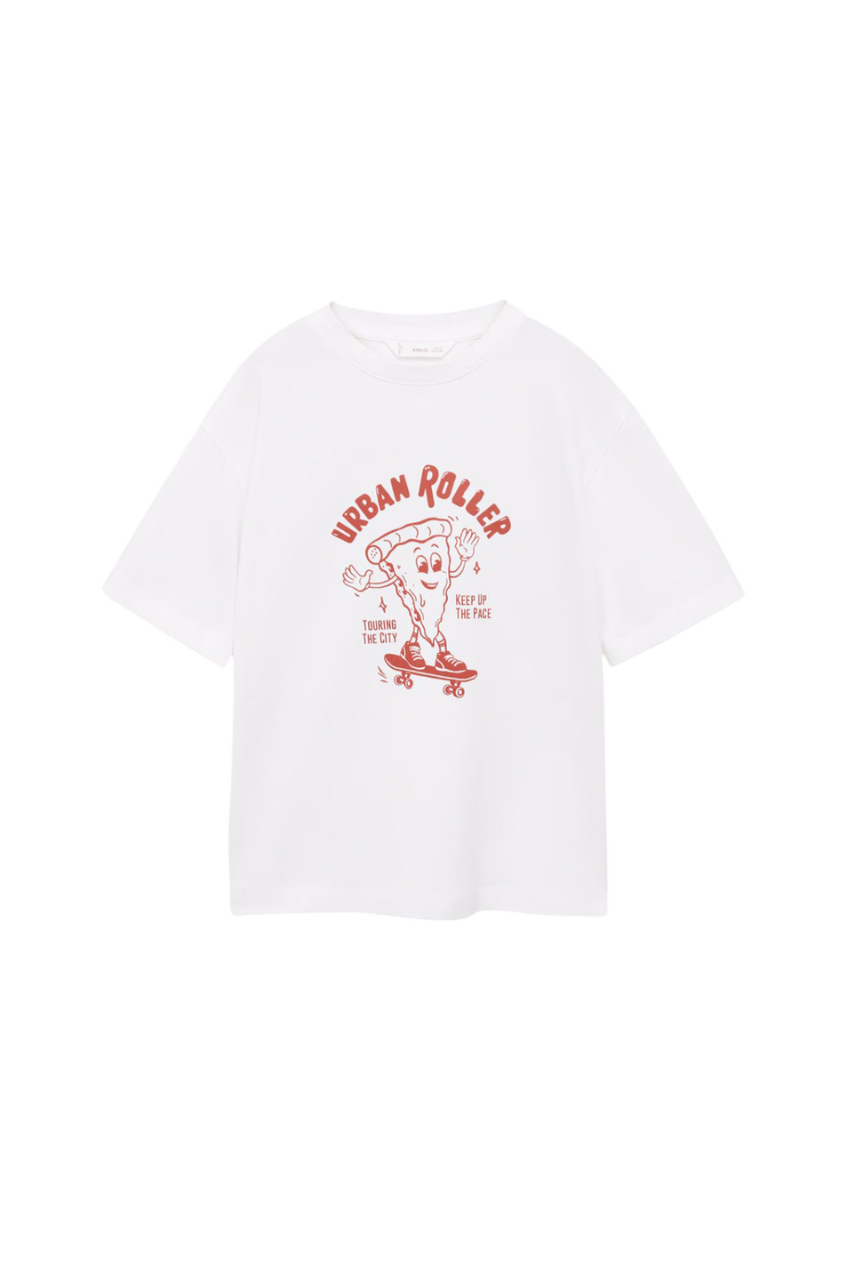 Мальчикам Mango Kids Футболка ESEN1 из смесового хлопка с принтом (цвет ), артикул 87015143 | Фото 1