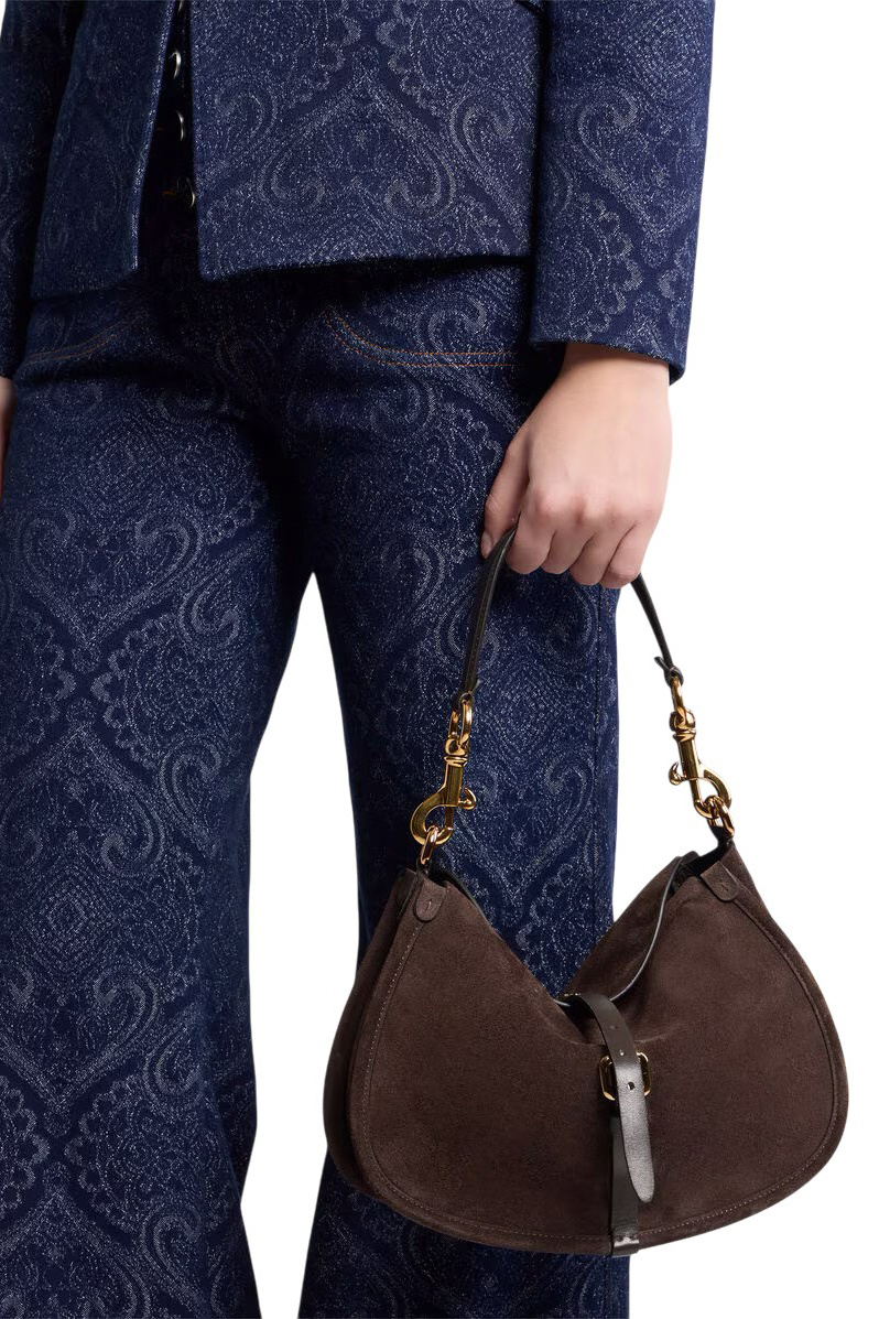 Сумка из натуральной замши|Основной цвет:Коричневый Женский Etro Сумка из натуральной замши (цвет ), артикул WP1C0019AP341M0406 | Фото 6