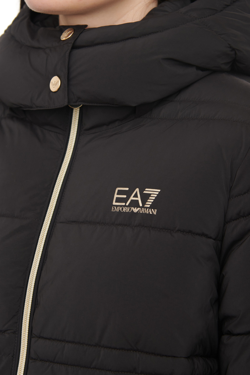 Женский EA7 Куртка стеганая с логотипом (цвет ), артикул 6RTB09-TNDAZ | Фото 6