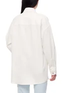 Женский HUGO Рубашка из смесового хлопка с нагрудными карманами (цвет ), артикул 50473216 | Фото 6