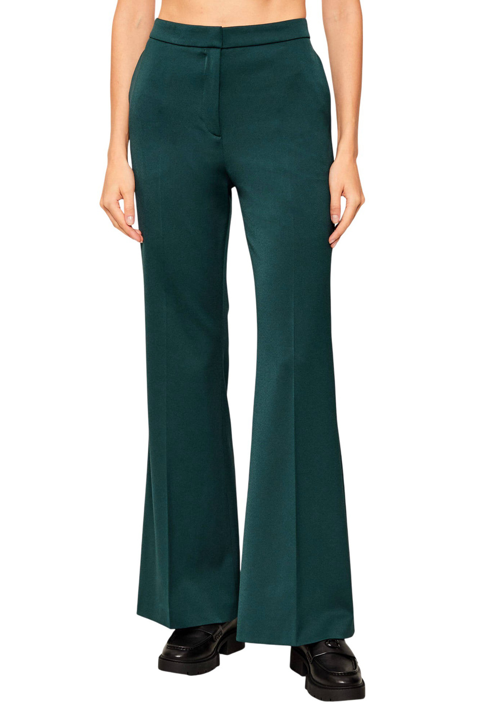 Женский HUGO Брюки Halenina расклешенного кроя (цвет ), артикул 50547645 | Фото 4