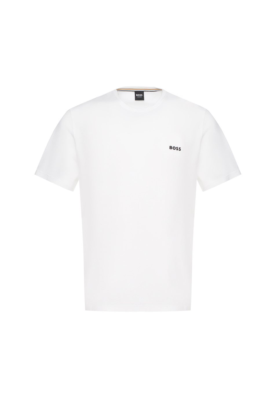 Футболка из эластичного хлопка с логотипом|Основной цвет:Белый Мужской BOSS Футболка из эластичного хлопка с логотипом (цвет ), артикул 50515312 | Фото 1