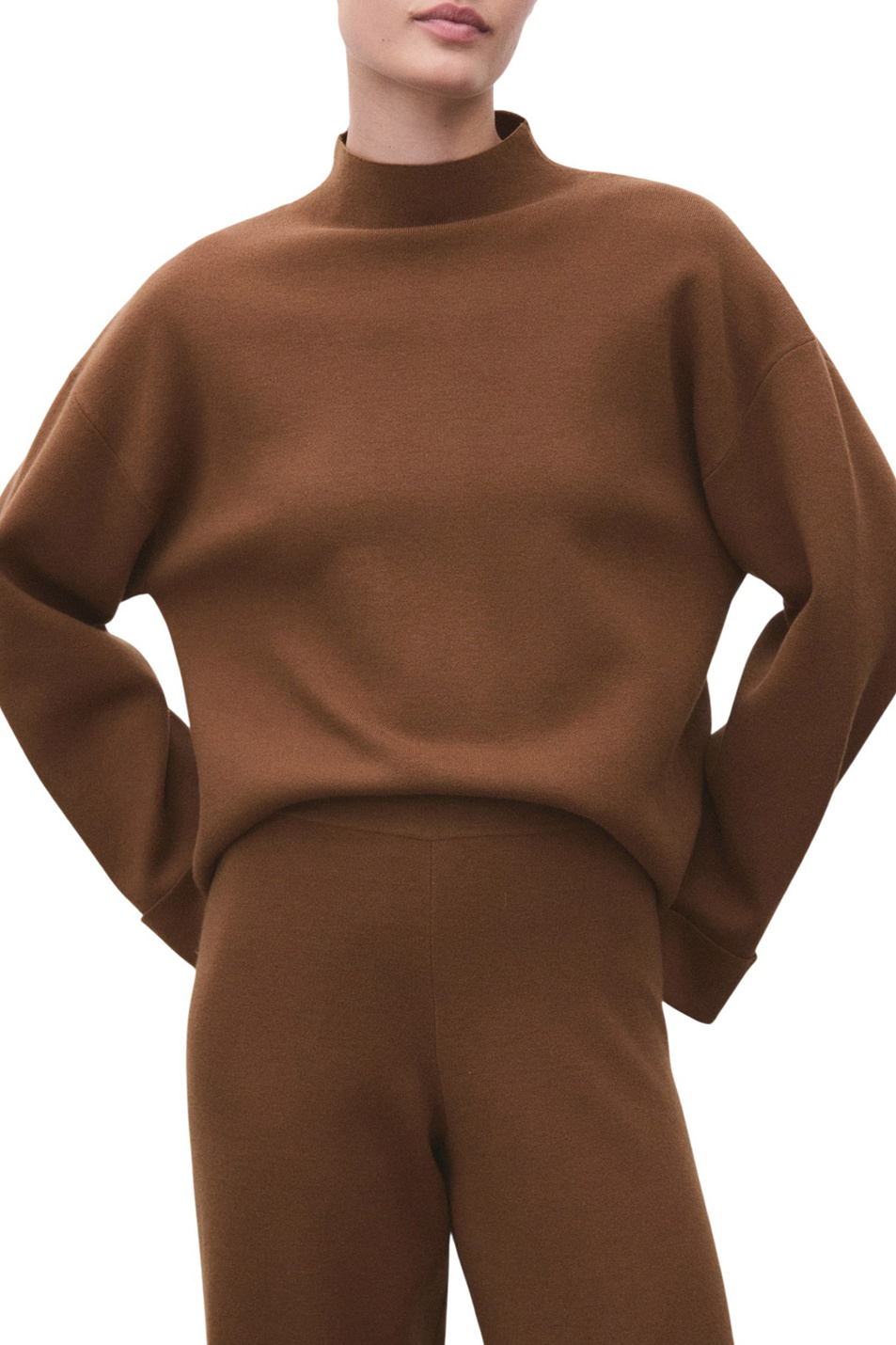 Женский Mango Джемпер BERTA с высоким воротником (цвет ), артикул 17068639 | Фото 3