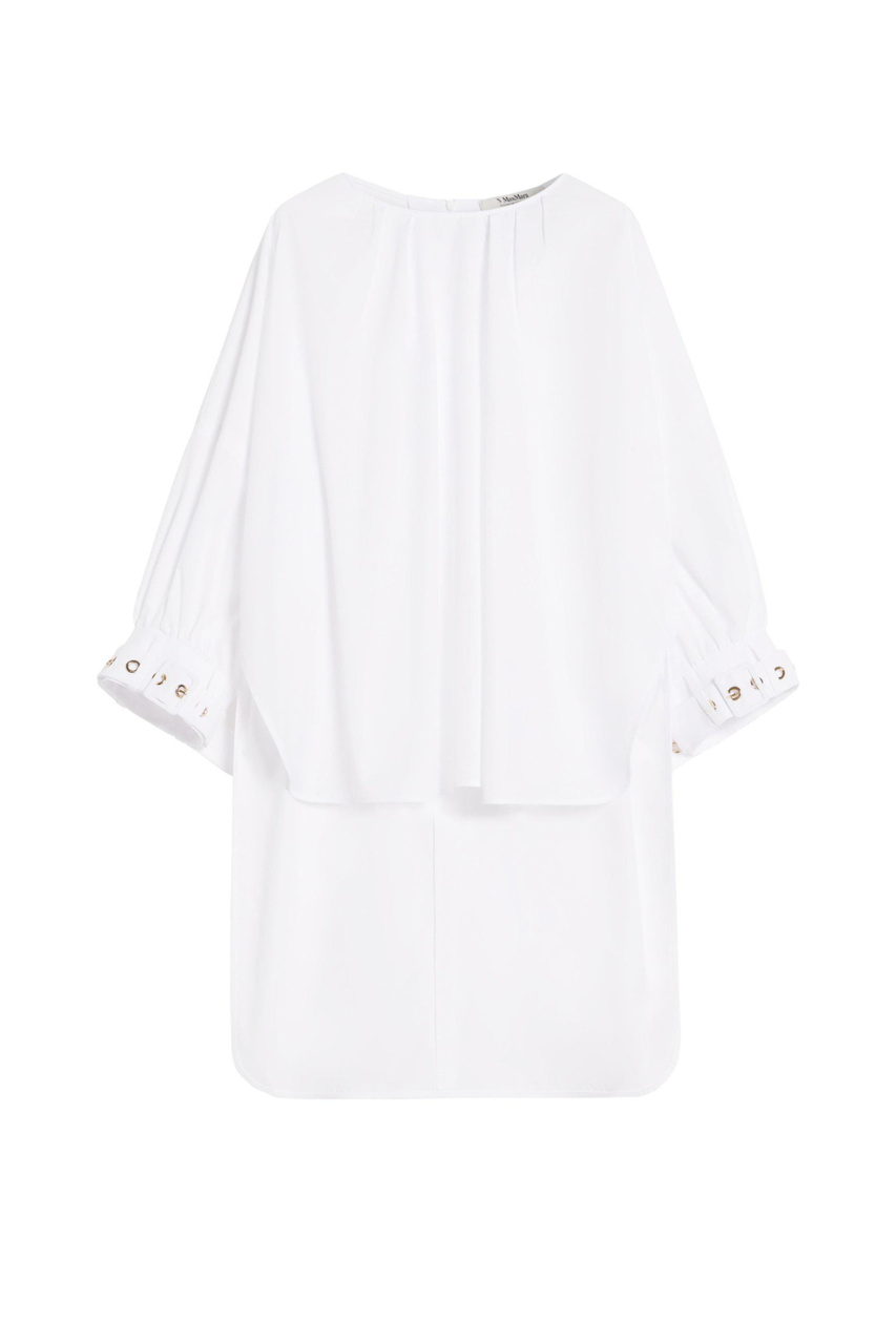 Блузка MAYA асимметричного кроя|Основной цвет:Белый|Артикул:2419191023 | Фото 1