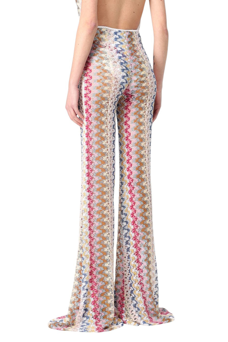 Женский Missoni Брюки из смесовой вискозы (цвет ), артикул MC25SI00-BR0000 | Фото 4